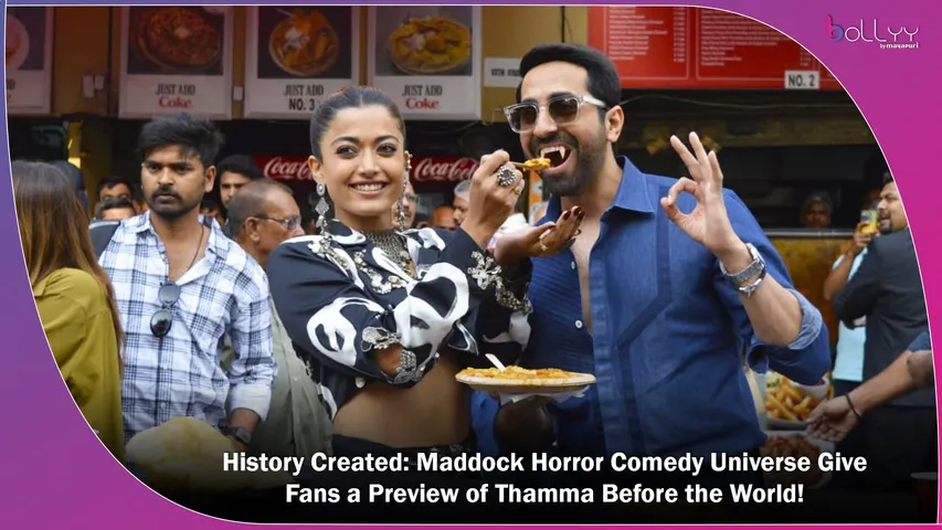 Maddock Horror Comedy Universe Give Fans a Preview of Thamma Before the World!
