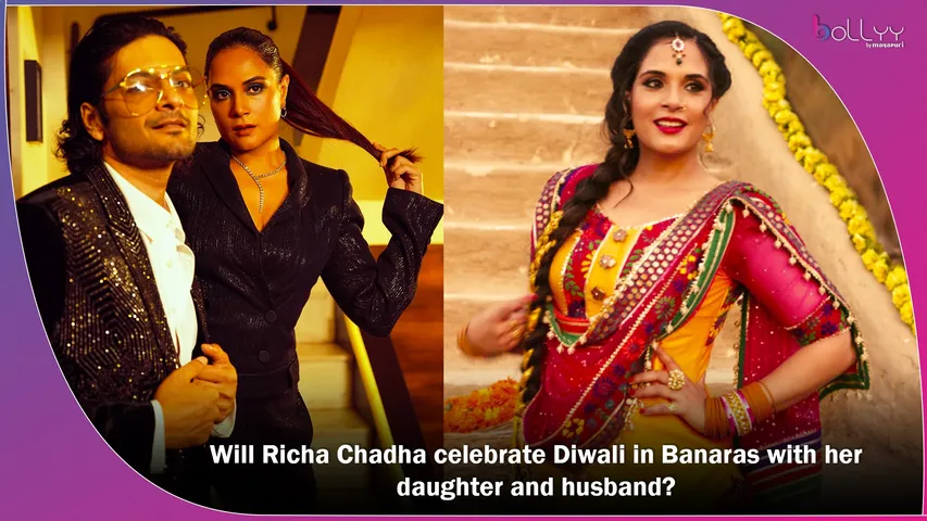 Richa Chadha celebrate Diwali in Banaras