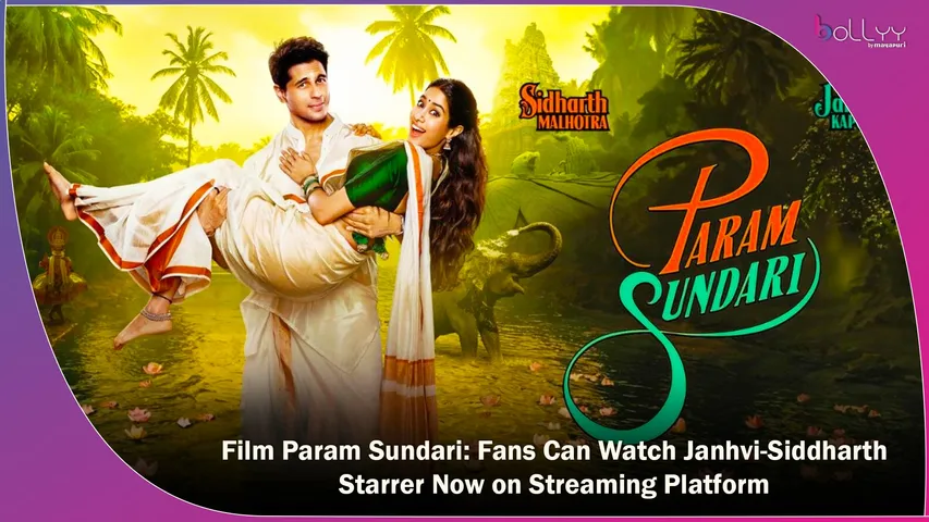 Film Param Sundari Fans Can Watch Janhvi-Siddharth