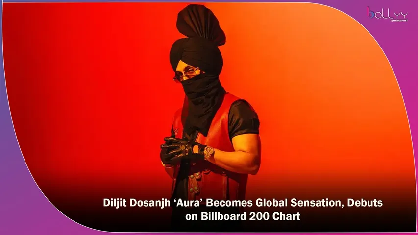 Diljit Dosanjh ‘Aura’ Becomes Global Sensation, Debuts on Billboard 200 Chart
