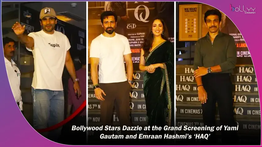 Bollywood Stars Dazzle at the Grand Screening of Yami Gautam and Emraan Hashmi’s ‘HAQ’
