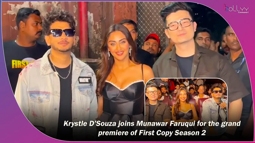 Krystle D’Souza joins Munawar Faruqui for the grand premiere of First Copy Season 2