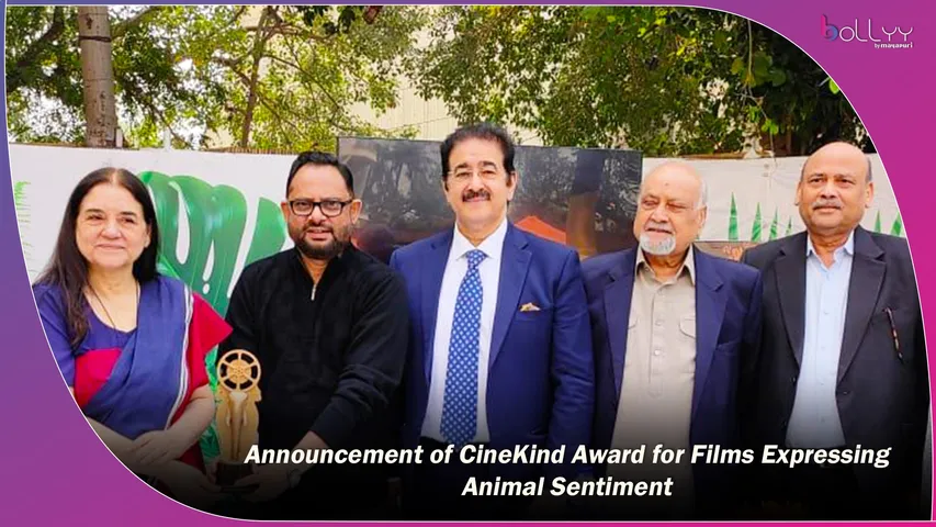 Announcement of CineKind Award for Films Expressing Animal Sentiment