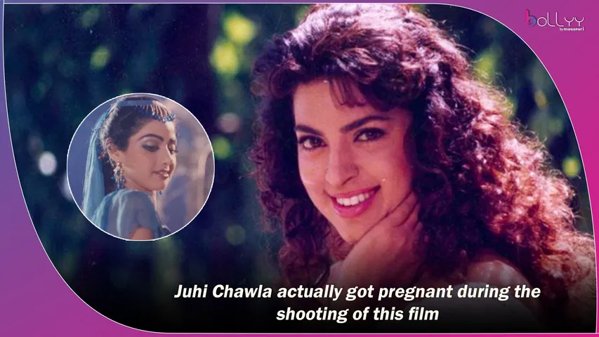 Juhi Chawla actually got pregnant during the shooting of this film