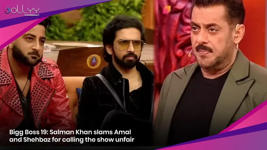 Bigg Boss 19: Salman Khan slams Amal and Shehbaz for calling the show unfair