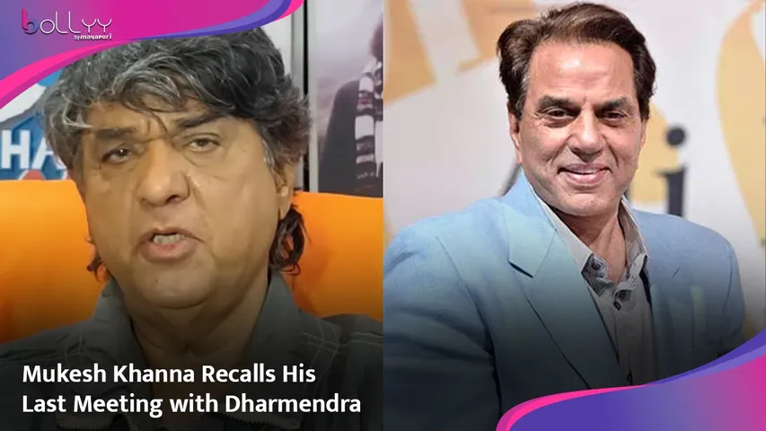 Mukesh Khanna Recalls His Last Meeting with Dharmendra