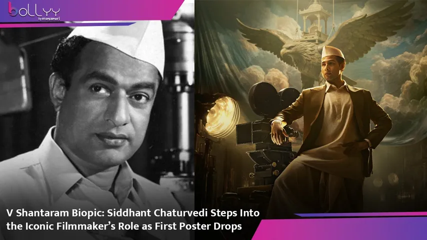 V Shantaram Biopic Siddhant Chaturvedi Steps Into the Iconic Filmmaker’s Role as First Poster Drops
