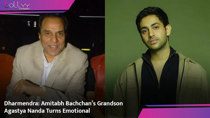 Dharmendra Amitabh Bachchan’s Grandson Agastya Nanda Turns Emotional