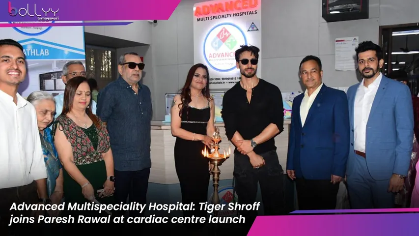 Tiger Shroff joins Paresh Rawal at cardiac centre launch