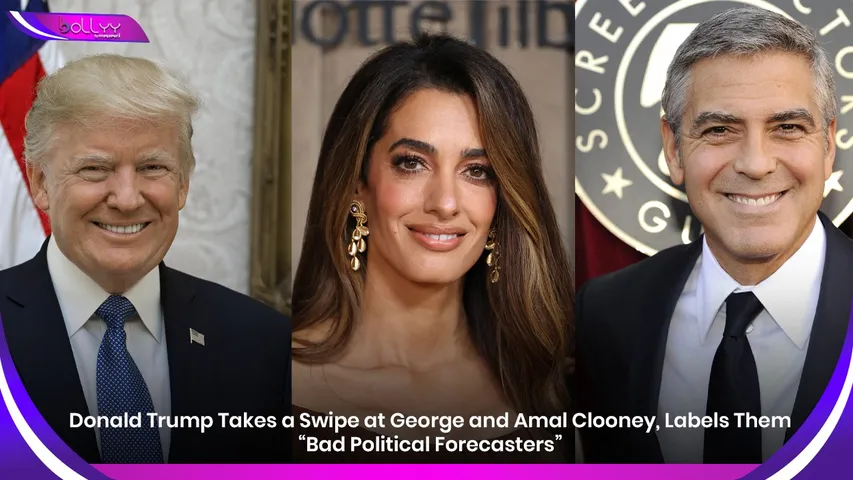 Donald Trump Takes a Swipe at George and Amal Clooney, Labels Them “Bad Political Forecasters”