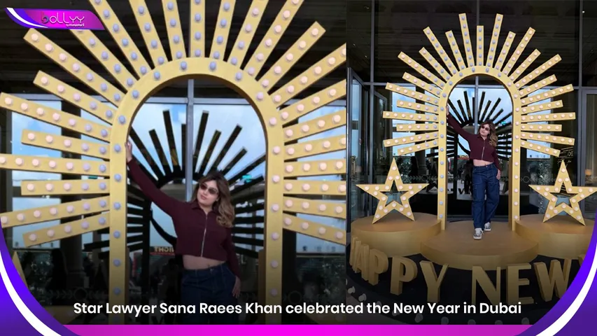Star Lawyer Sana Raees Khan celebrated the New Year in Dubai