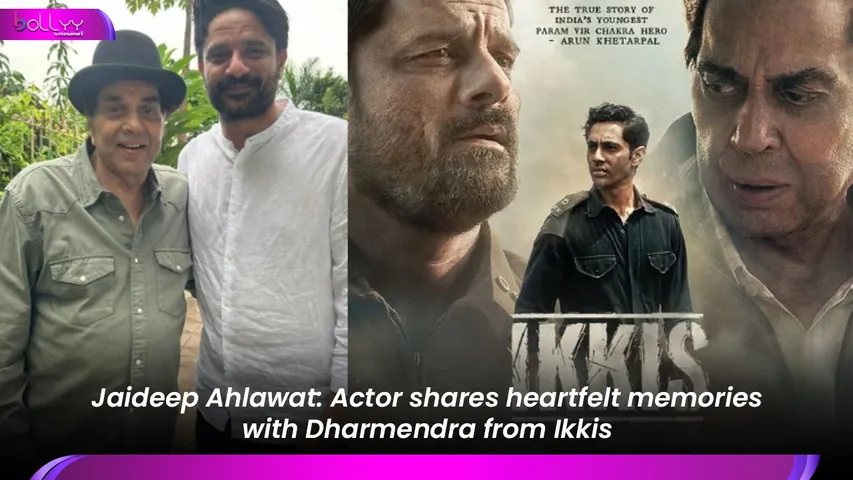 Actor shares heartfelt memories with Dharmendra from Ikkis