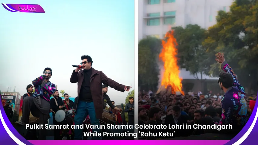 Pulkit Samrat and Varun Sharma Celebrate Lohri in Chandigarh While Promoting ‘Rahu Ketu’