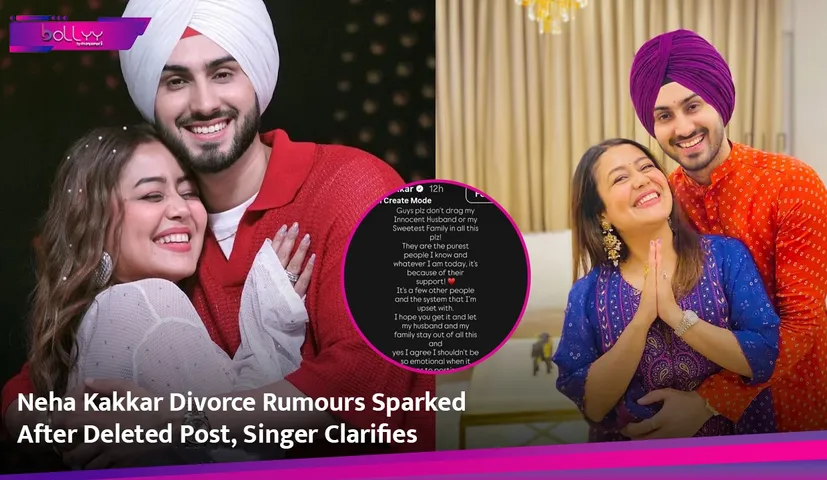Neha Kakkar Divorce Rumours Sparked After Deleted Post, Singer Clarifies
