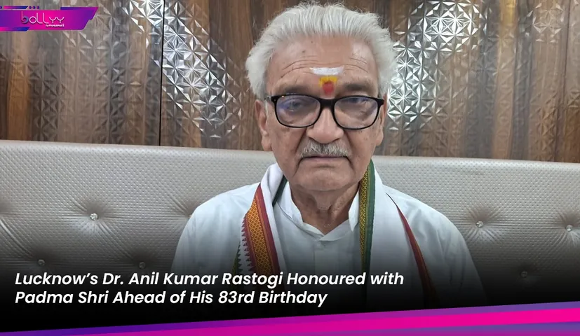 Lucknow’s Dr. Anil Kumar Rastogi Honoured with Padma Shri Ahead of His 83rd Birthday