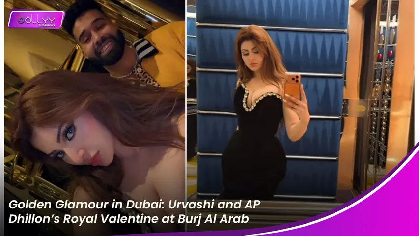 Golden Glamour in Dubai: Urvashi and AP Dhillon’s Royal Valentine at Burj Al Arab