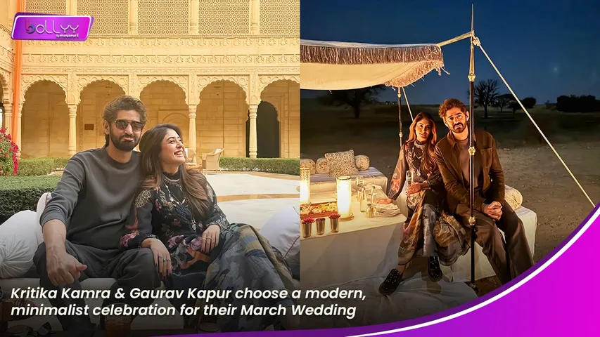 Kritika Kamra & Gaurav Kapur choose a modern