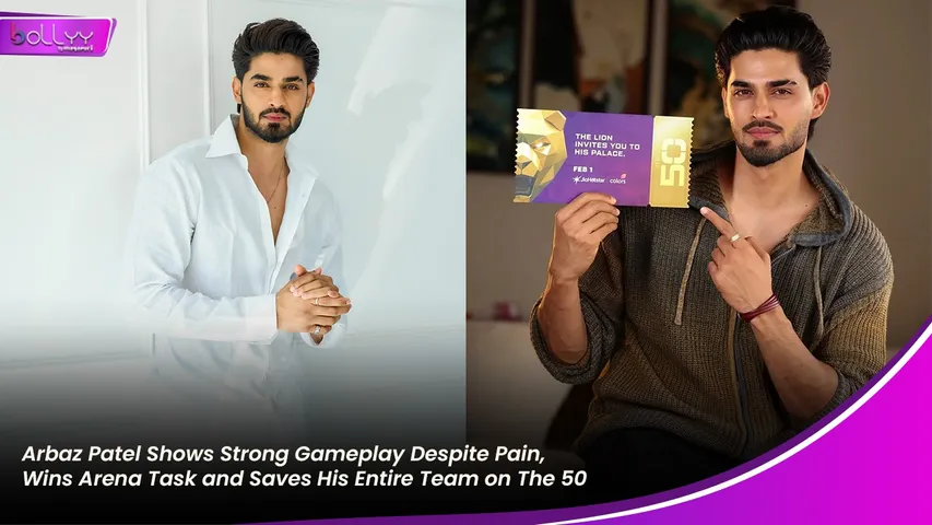 Arbaz Patel Shows Strong Gameplay Despite Pain, Wins Arena Task and Saves His Entire Team on The 50