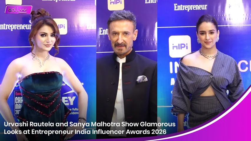 Urvashi Rautela and Sanya Malhotra Show Glamorous Looks at Entrepreneur India Influencer Awards 2026.jpg