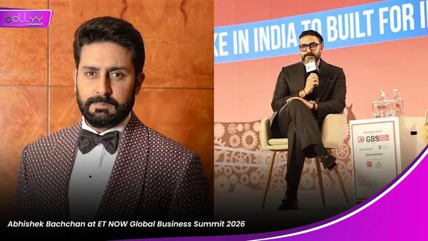 Abhishek Bachchan at ET NOW Global Business Summit 2026