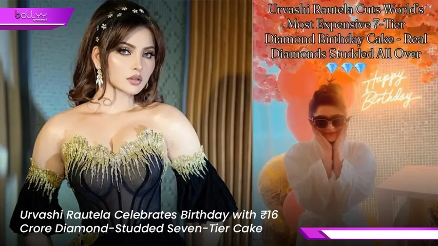 Urvashi Rautela Celebrates Birthday with ₹16 Crore Diamond-Studded Seven-Tier Cake