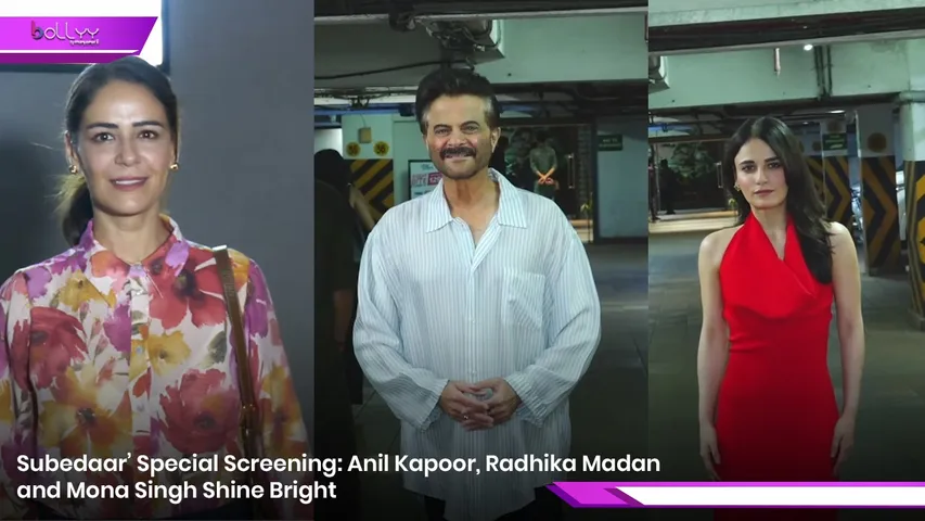 Subedaar’ Special Screening: Anil Kapoor, Radhika Madan and Mona Singh Shine Bright