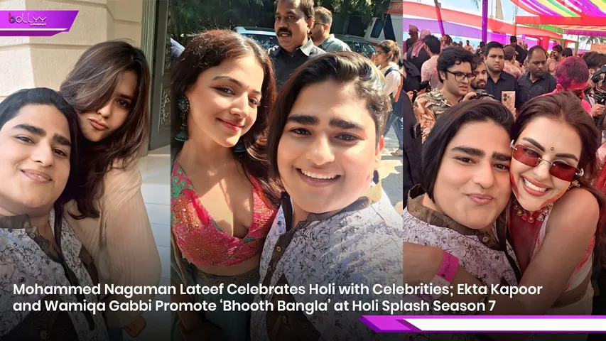 Mohammed Nagaman Lateef Celebrates Holi with Celebrities; Ekta Kapoor and Wamiqa Gabbi Promote ‘Bhooth Bangla’ at Holi Splash Season 7.jpg