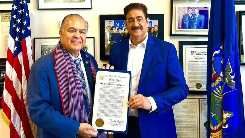 Dr. Sandeep Marwah Honored by NY State Assembly for Cultural Impact