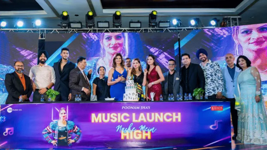 Pooja Batra Launches Poonam Jha's Latest Song 'Nashe Mein High'