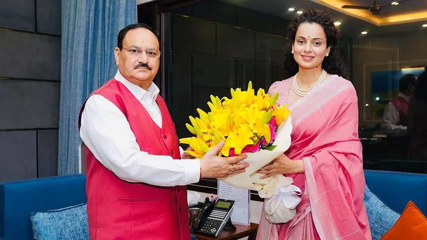 Kangana Ranaut met BJP national president JP Nadda