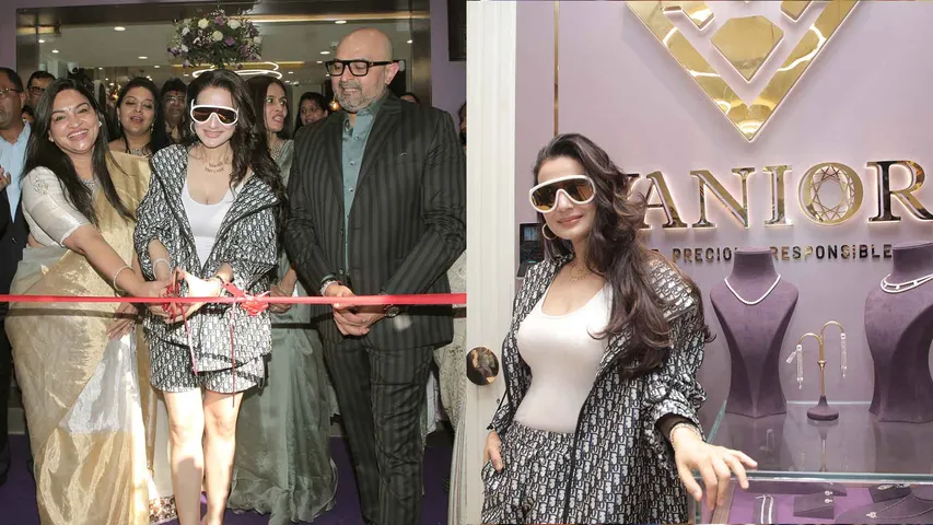 Ameesha Patel Unveils Vanior Jewels Flagship Store in Mumbai