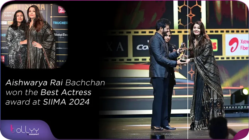 Aishwarya Rai Bachchan won the Best Actress award at SIIMA 2024