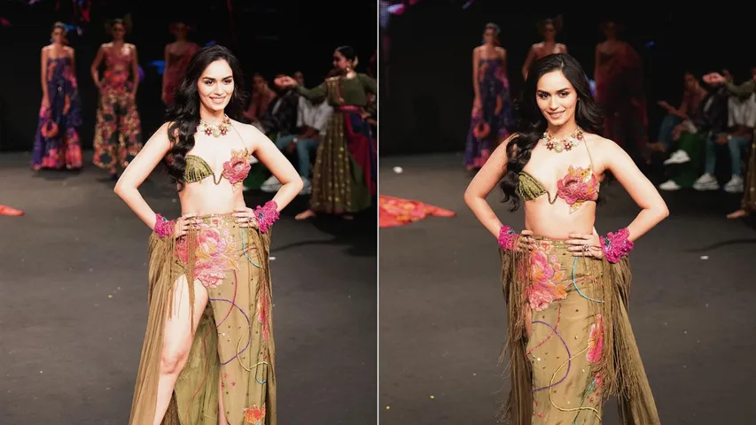 Miss World Manushi Chhillar Dazzles at Lakme Fashion Week 2024