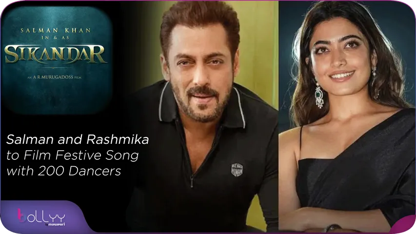 Salman and Rashmika to Film Festive Song with 200 Dancers