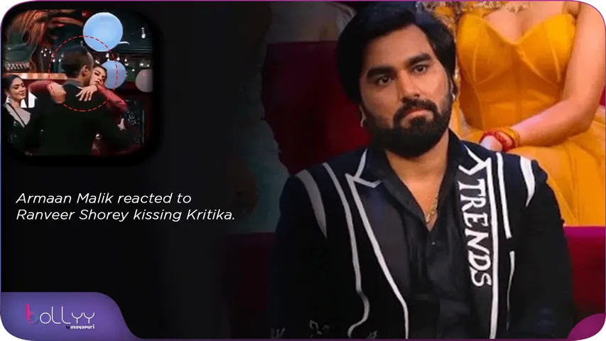 Armaan Malik reacted to Ranveer Shorey kissing Kritika