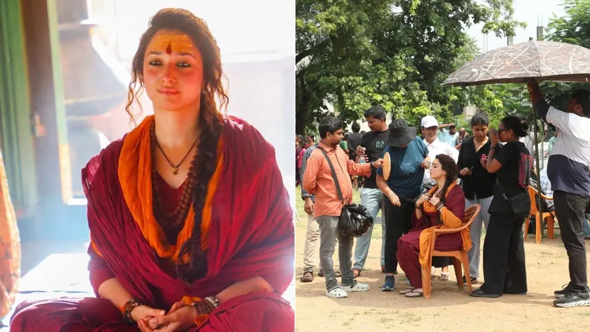 Tamannaah Bhatia wraps Odela 2, makers share BTS pic from sets