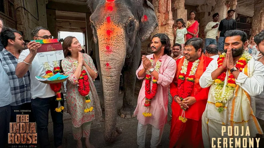 Nikhil Siddharth and Saiee M Manjrekar Begin Shooting in Hampi
