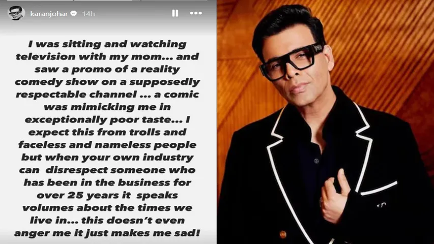 A man made fun of Karan Johar in comedy show, the filmmaker got angry
