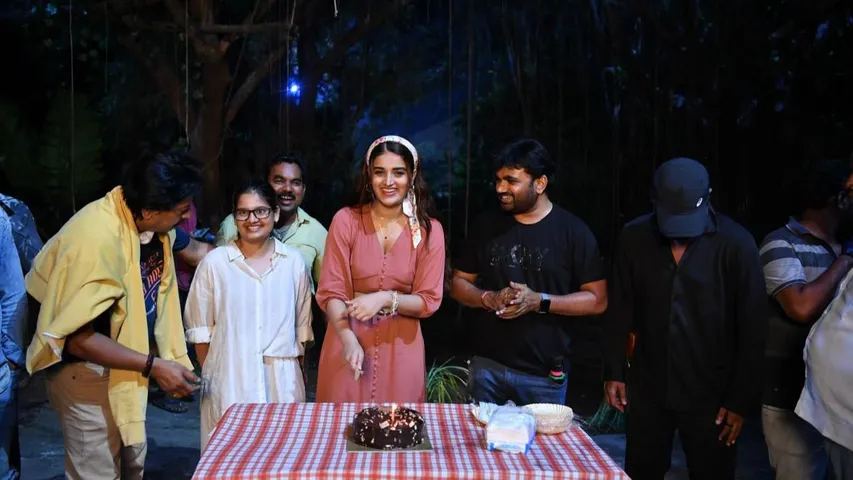 Nidhhi Agerwal Joins 'The Raja Saab' Cast, Celebrates Birthday on Set