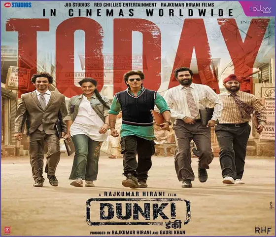 Dunki poster 555 release today.jpg