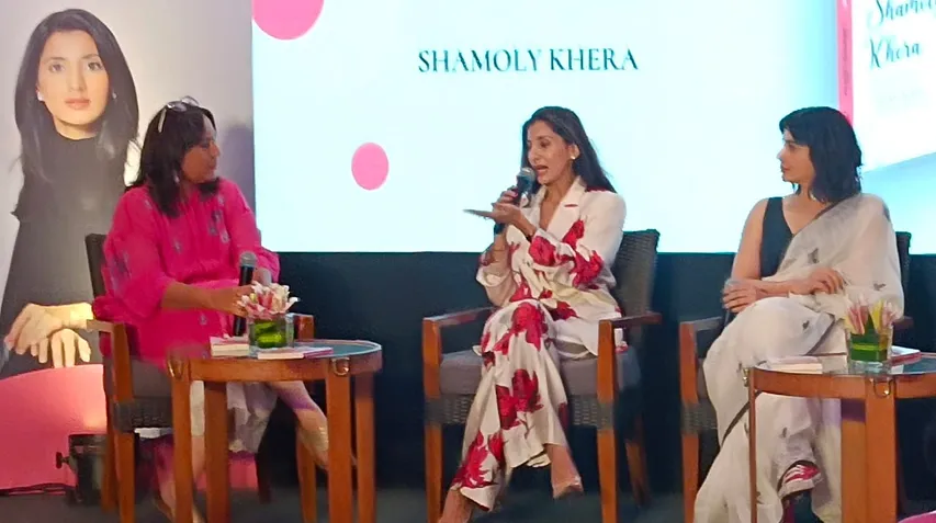 actress Kirti Kulhari at author Dr Shamoly Khera