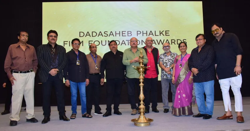 Dadasaheb Phalke FF Awards 2024 Organising Team with Celeb Guests