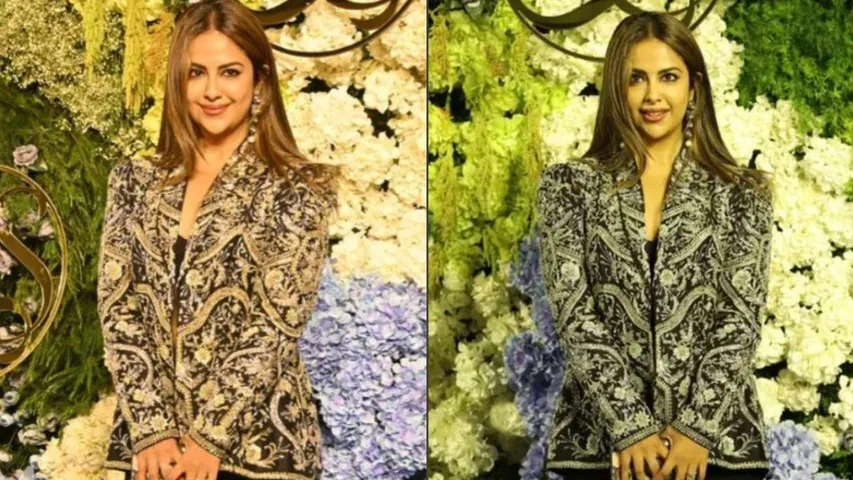 Avika Gor Shines in Intricate Blazer Set