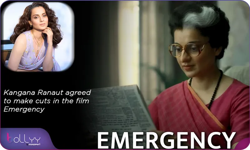 Kangana Ranaut agreed to make cuts in the film Emergency