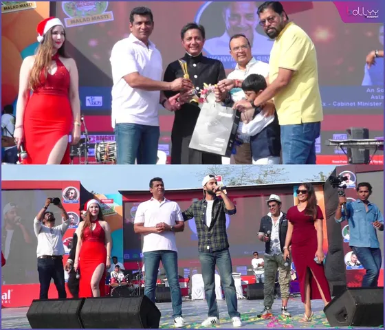 Celebrities created a stir at the Malad Masti event
