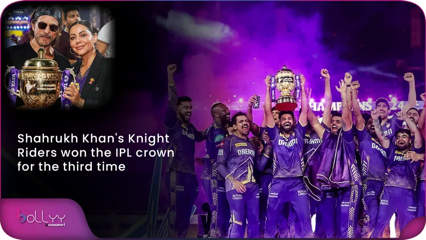 Shahrukh Khan's Knight Riders won the IPL crown for the third time