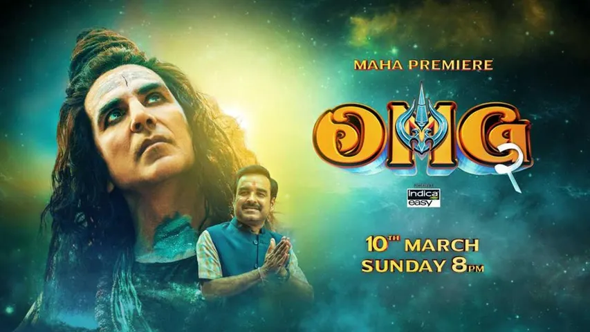  Akshay Kumar & Pankaj Tripathi make a grand return to your homes as Colors Cineplex presents the World Television Premiere of OMG 2