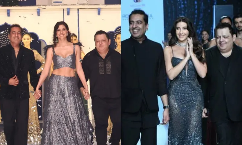 Elnaaz Norouzi Stuns as Showstopper at Jaipur Fashion Connect Finale