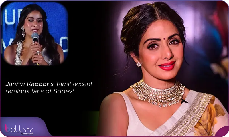 Janhvi Kapoor's Tamil accent reminds fans of Sridevi