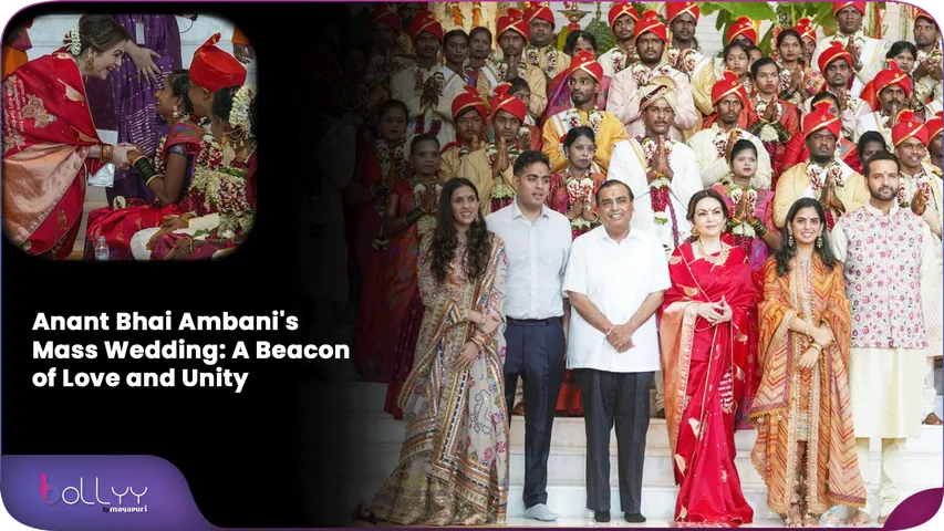 Anant Bhai Ambani's Mass Wedding A Beacon of Love and Unity